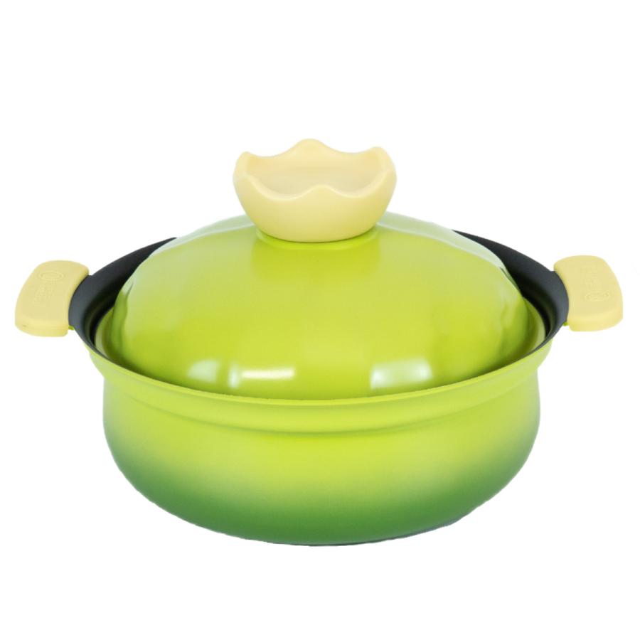 和平フレイズ 卓上鍋 18cm IH対応 ふっ素樹脂加工 べジポ （ ガス火