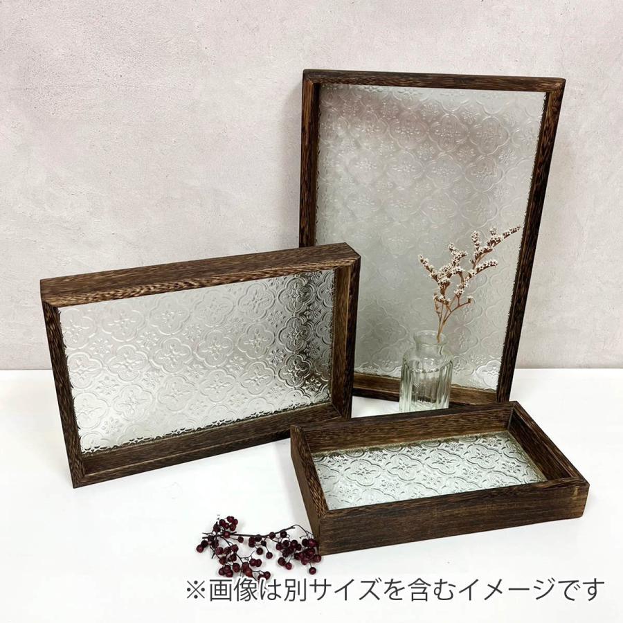 パラデック アクセサリートレイ ベゴニア レトロガラストレイ L パラデック アクセサリートレイ ベゴニア レトロガラストレイ L