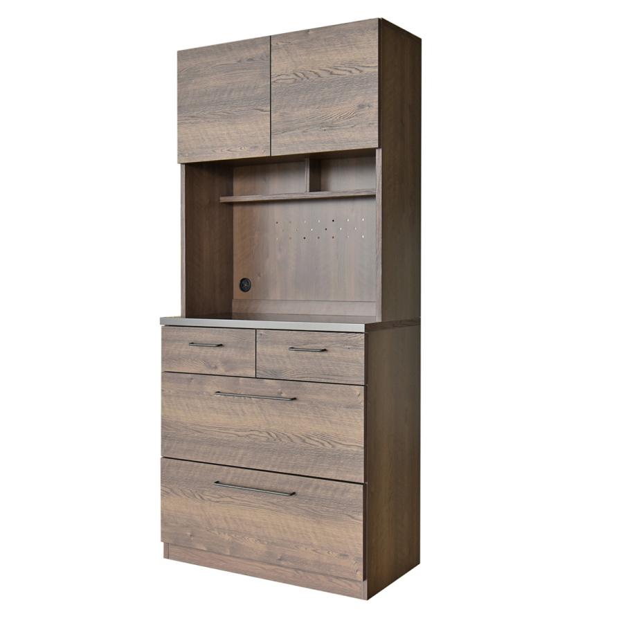 GART（ガルト） キッチンボード 幅80cm 高さ180cm 特殊鋼板 日本製