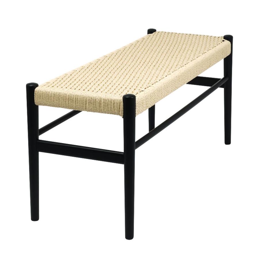 ベンチ 幅100cm 高さ47cm ペーパーコード カノコラージスツール （ リ