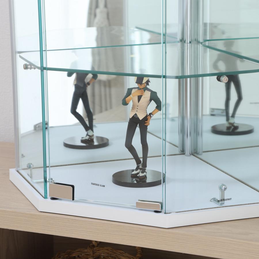 不二貿易（Fuji Boeki） コレクションケース ガラス コーナー型 五角形