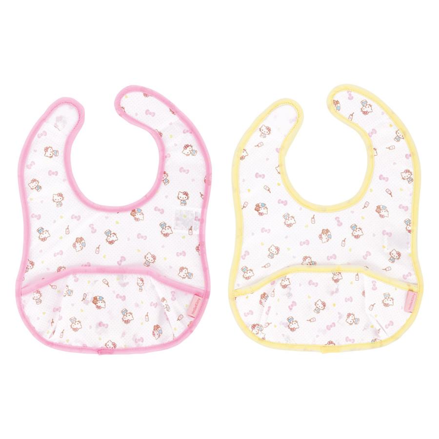 スケーター 食事エプロン 薄手 ベビーエプロン 2枚入り Sサイズ 撥水