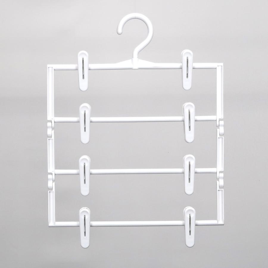 サワフジ ハンガー スカートすっきり4段 スカートハンガー （ パンツ