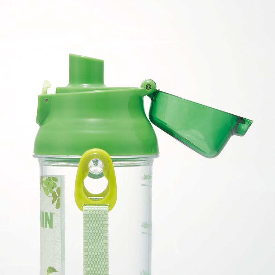 スケーター 水筒 480ml 健康クリアマーカーボトル ピクミン （ 食洗機