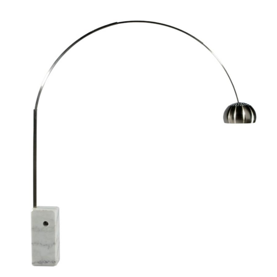 フロアライト アルコランプ リプロダクト LED E26 ( 開梱設置 フロアライト アルコランプ リプロダクト LED E26 ( 開梱設置
