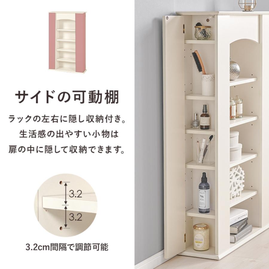 マントルピース 幅70cm 5段 可動棚 隠し収納 ( オープンラック マントルピース 幅70cm 5段 可動棚 隠し収納 ( オープンラック