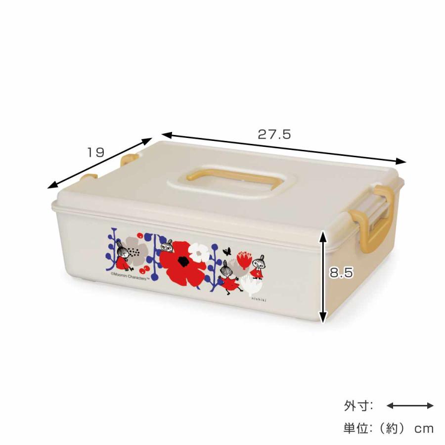 錦化成 収納ボックス リトルミイ パチットBOX ふた付き ( 収納 錦化成 収納ボックス リトルミイ パチットBOX ふた付き ( 収納