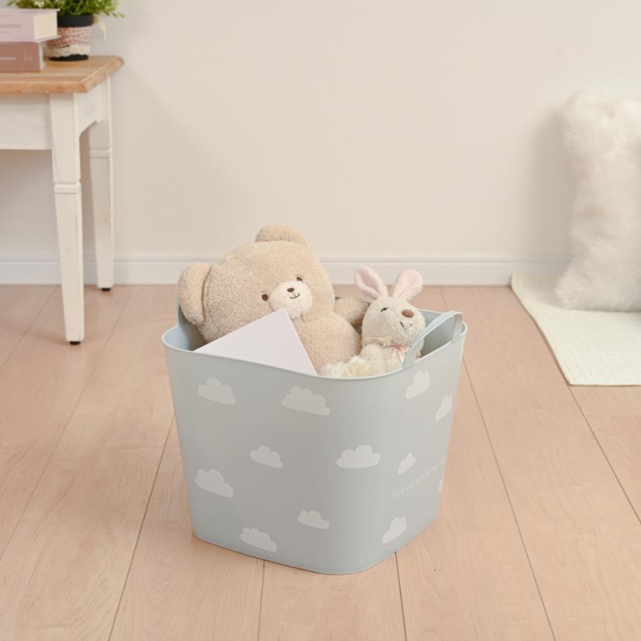 収納ボックス 収納バケット L 3個セット おもちゃ かご （ 幅40×奥行29