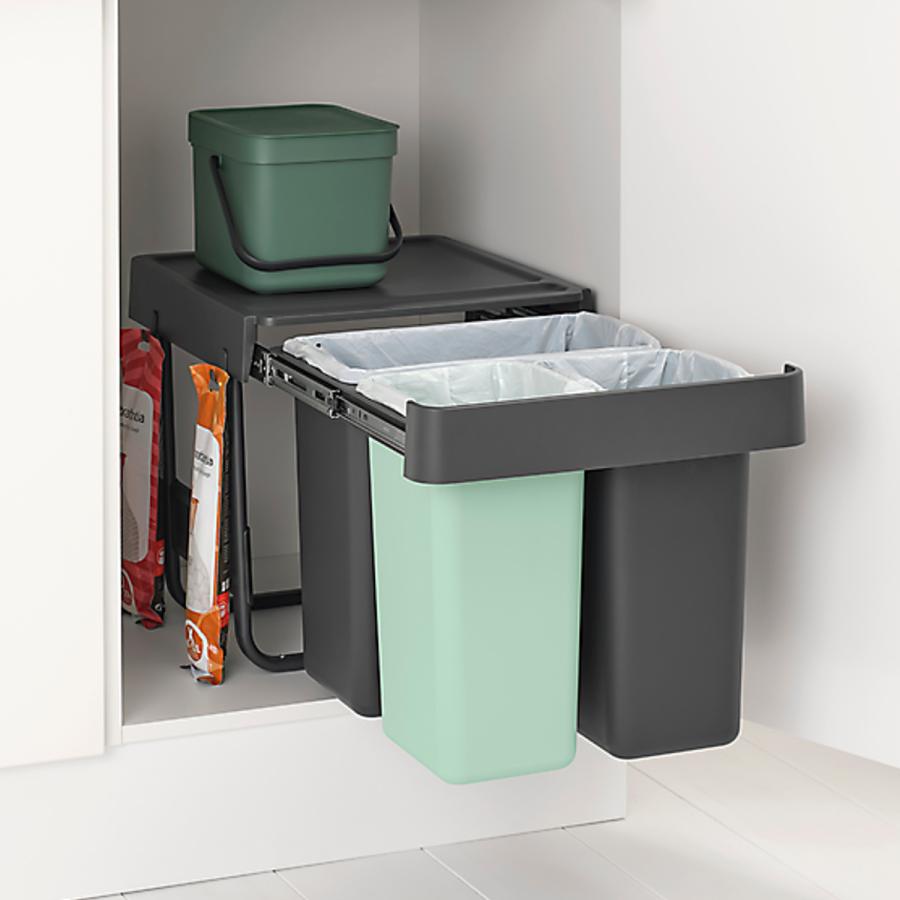 sCHIMMEL ！Brabantia | ブラバンシア　ゴミ箱 brabantia（ブラバンシア） ゴミ箱 10＋10＋20L ビュルトインビン