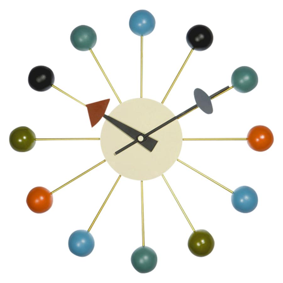 ジョージネルソン　ボールクロック　掛け時計 掛け時計 ボール ジョージ・ネルソン リプロダクト 直径33cm （ 時計