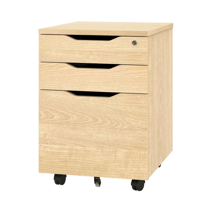 アール・エフ・ヤマカワ デスクワゴン キャスター付 高さ59cm