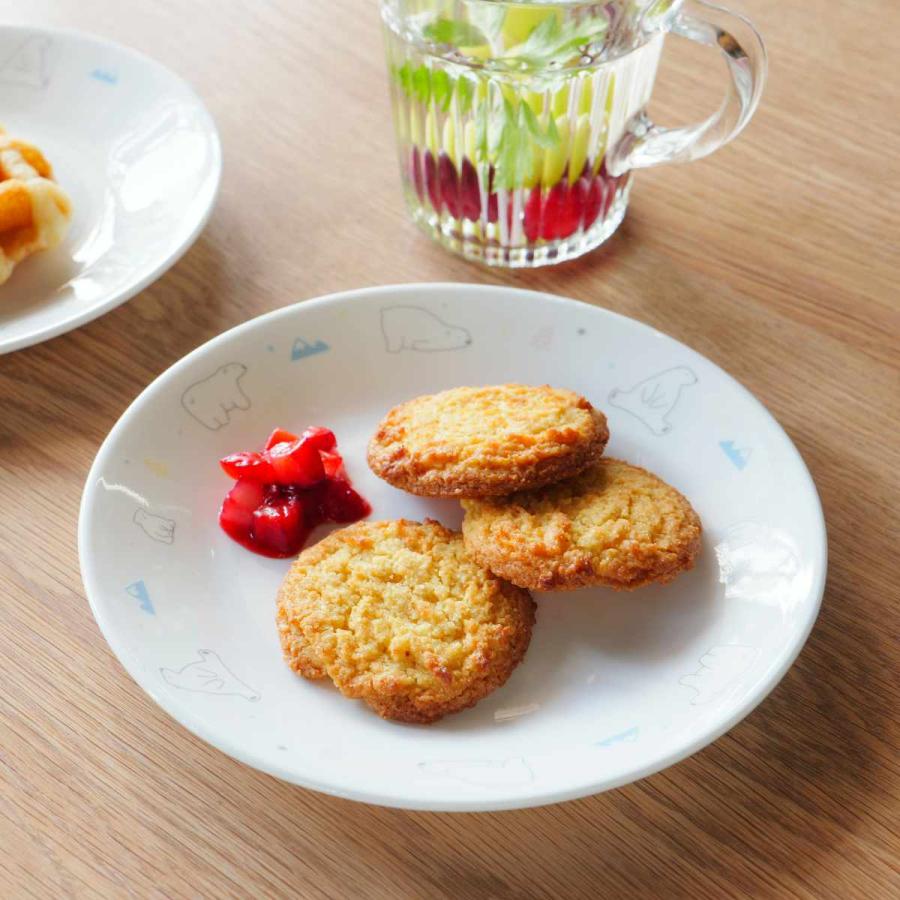 イギリス製　5枚セット　プレート パール金属 プレート 17cm CORELLE コレール シロクマ 強化ガラス 5枚