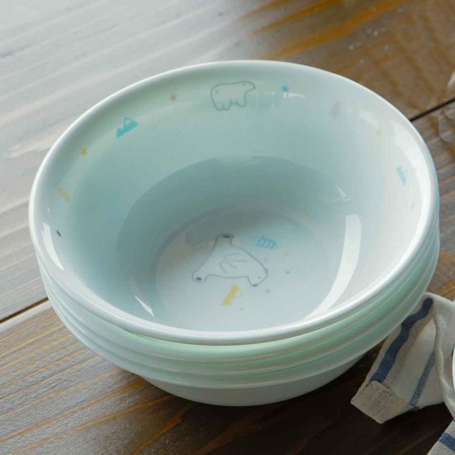 パール金属 ボウル 16cm CORELLE コレール シロクマ 強化ガラス 5個