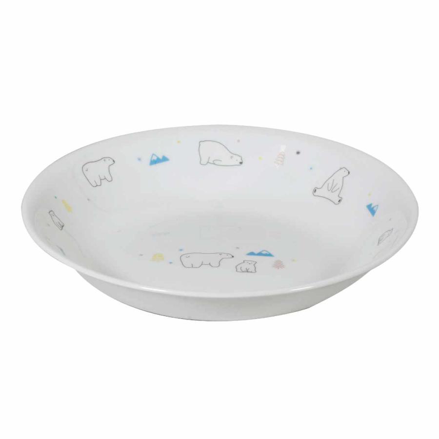 パール金属 プレート 21.5cm CORELLE コレール シロクマ 強化ガラス 5