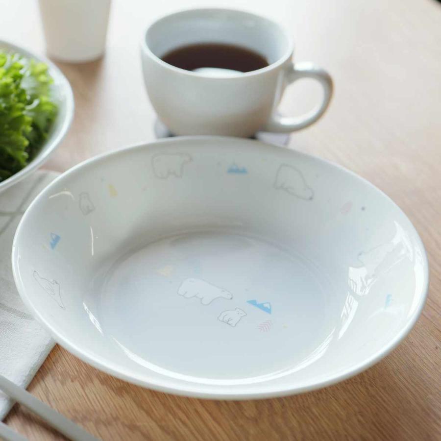 パール金属 プレート 21.5cm CORELLE コレール シロクマ 強化ガラス 5