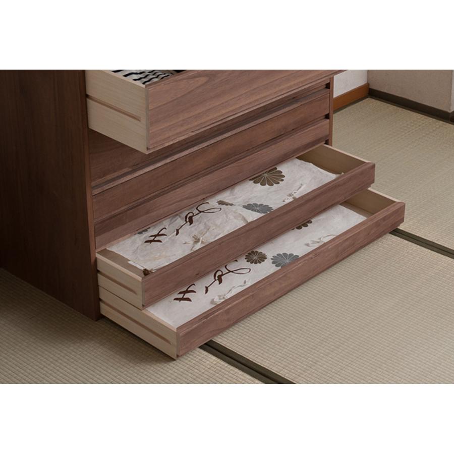 桐タンス 桐タンス 幅100.5cm 5段 組み合わせ 水性塗装 桐 たんす チェスト 収納