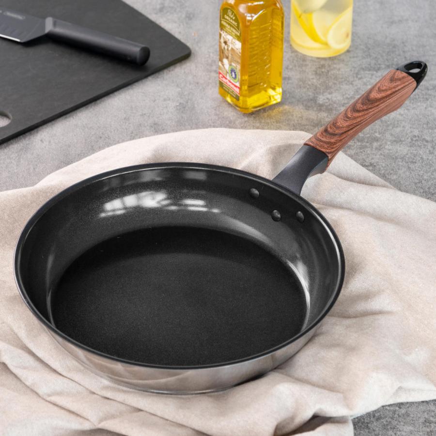 北陸アルミニウム フライパン 26cm IH対応 セラミックコート