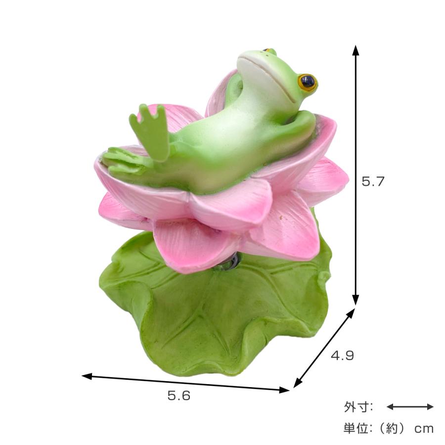 コポー ゆらゆら 蓮の花の上で カエル 置物 ( Copeau 置き物 コポー ゆらゆら 蓮の花の上で カエル 置物 ( Copeau 置き物