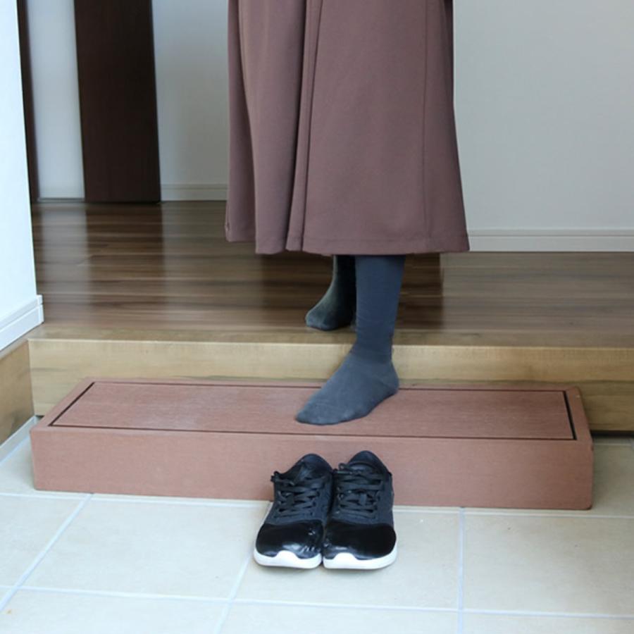 ステップ 人工木ウッドデッキ ecofeel エコフィール 2台セット ステップ 人工木ウッドデッキ ecofeel エコフィール 2台セット