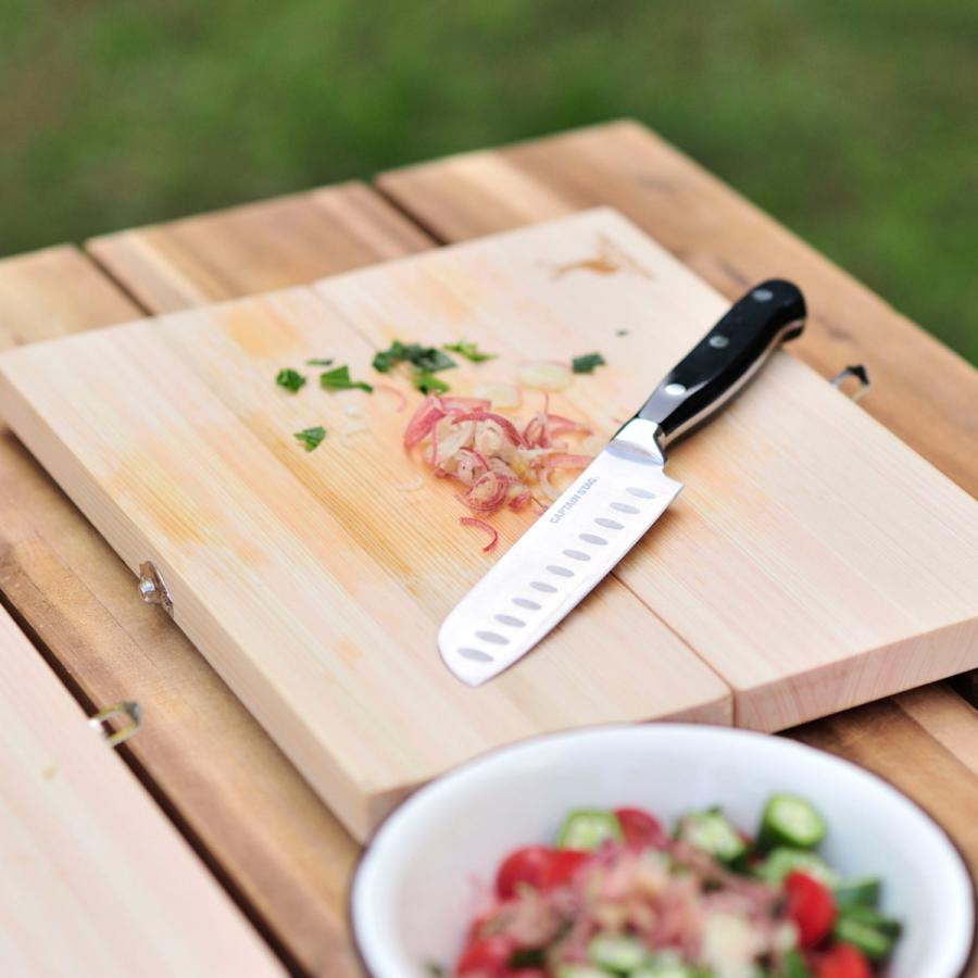 CAPTAIN STAG（キャプテンスタッグ） ウッドディグ ひのきまな板包丁