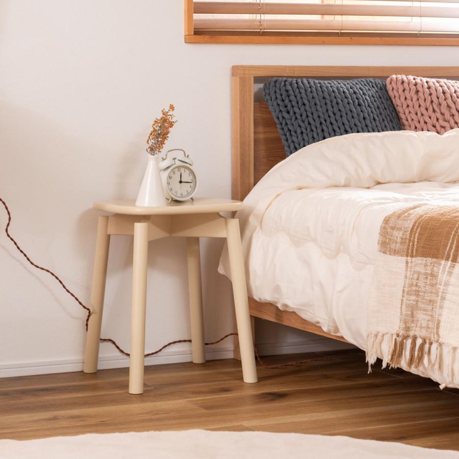 東谷 スツール 高さ45cm 角丸 カラースツール （ 四角 木製 ダイニング