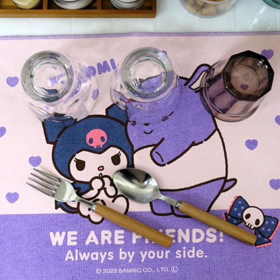 水切りマット 吸水ランチョンマット クロミ （ 吸水水切りマット