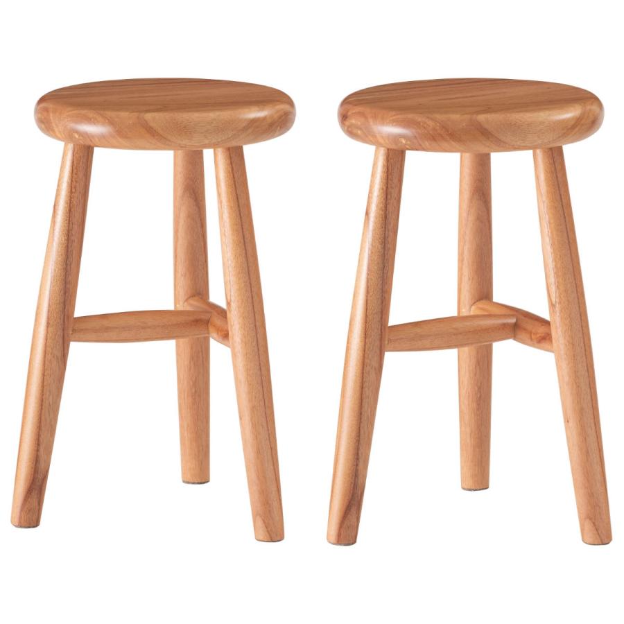 木製円形サイドテーブル チェア 東谷 スツール 木製 高さ46cm ウッドスツール （ 丸 円形 ラウンド