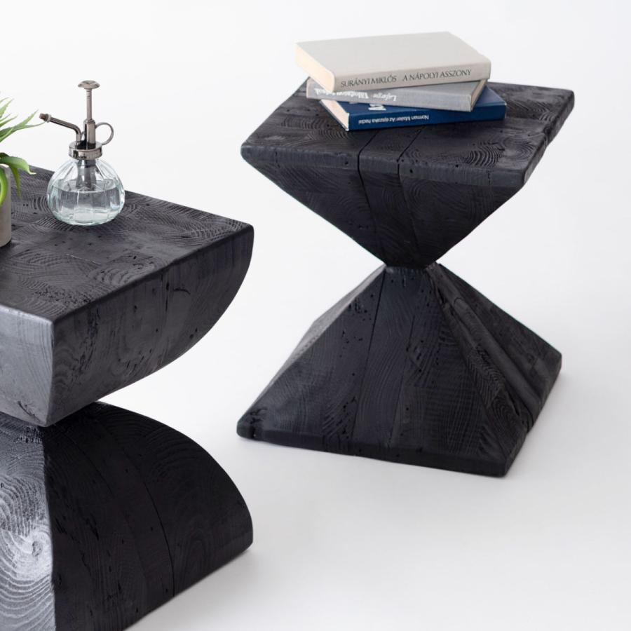 東谷 サイドテーブル 高さ40cm 天然木 古材 （ 木製 ナイト