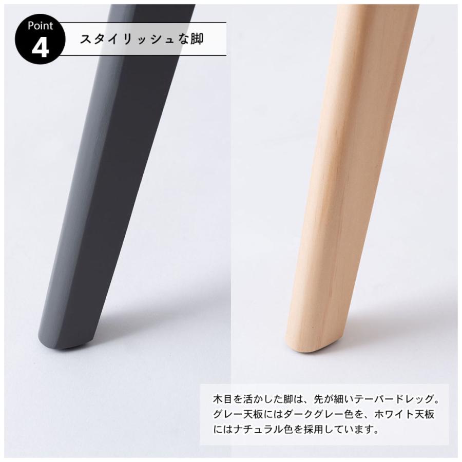 サイドテーブル シンプル コンパクト 大理石調 直径 50cm レッド 468714-1.jpg