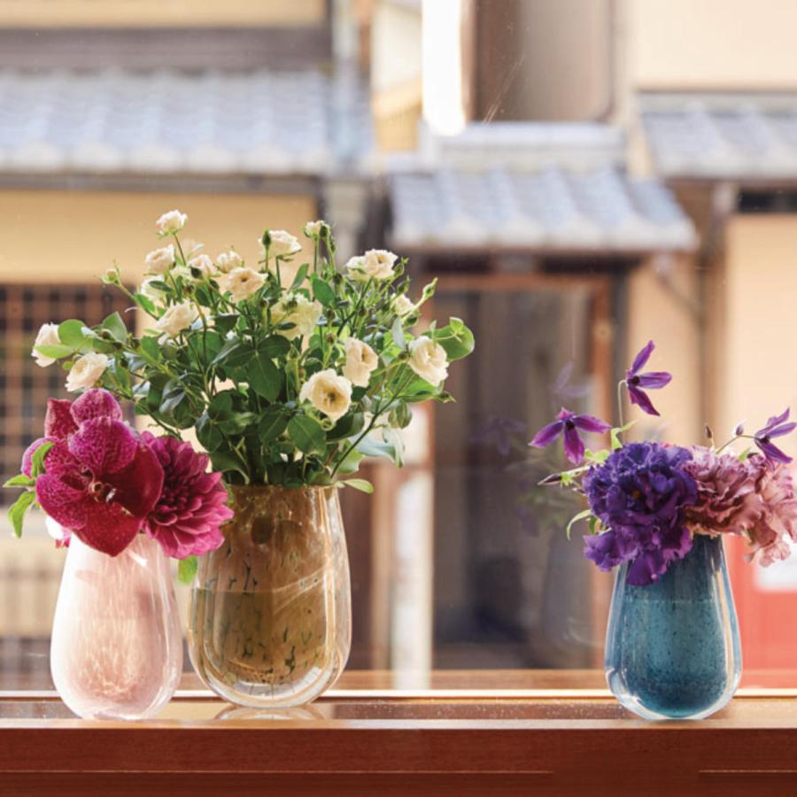 花瓶 楽天市場】花瓶 souffle スフレ 直径12.5×高さ17cm フラワーベース