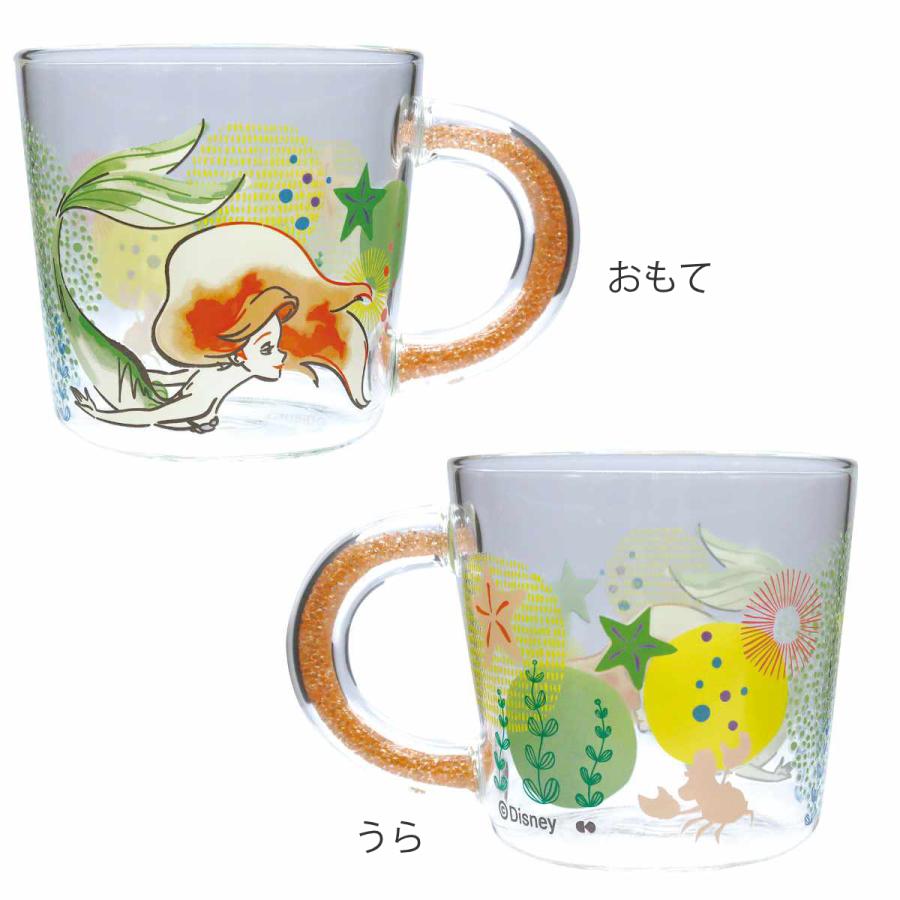 Disney マグカップ 390ml ディズニープリンセス 耐熱ガラス Disney マグカップ 390ml ディズニープリンセス 耐熱ガラス