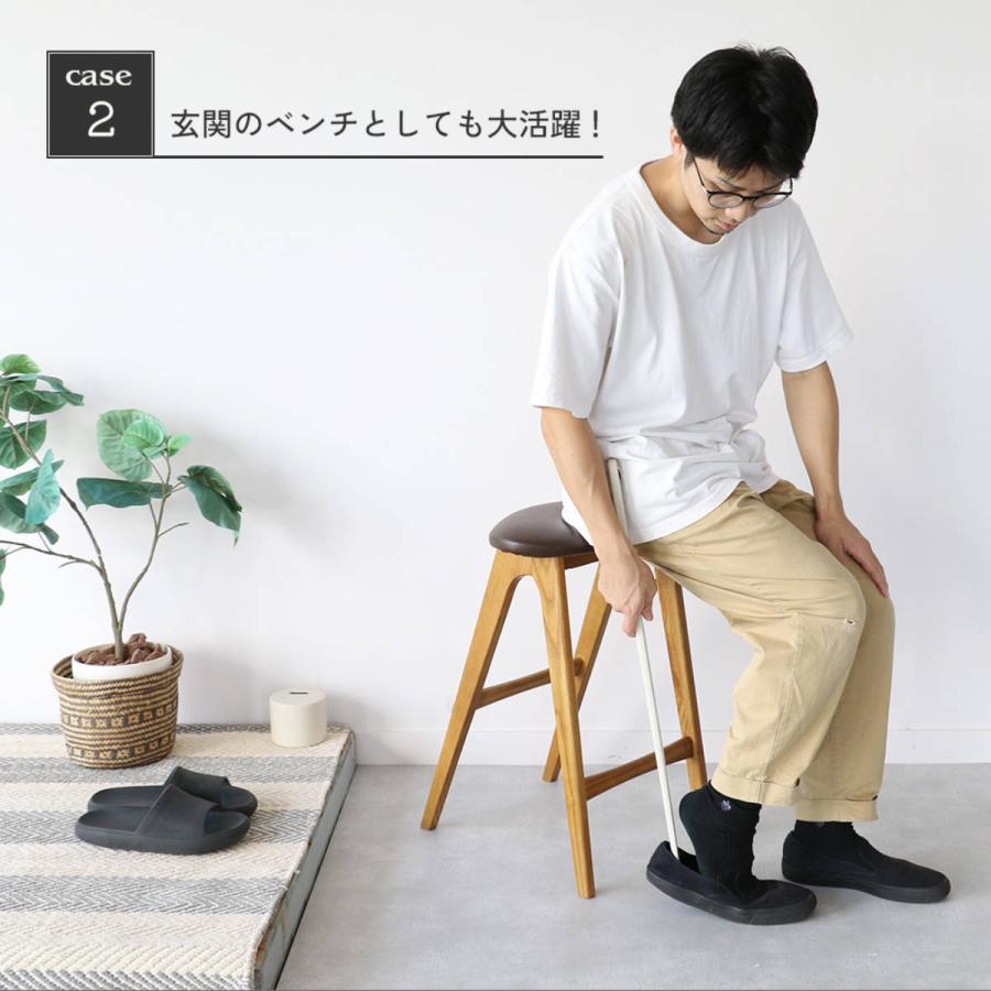 ICHIBA スツール 折りたたみ 高さ60.5cm 天然木 ( スリム 座面 ICHIBA スツール 折りたたみ 高さ60.5cm 天然木 ( スリム 座面
