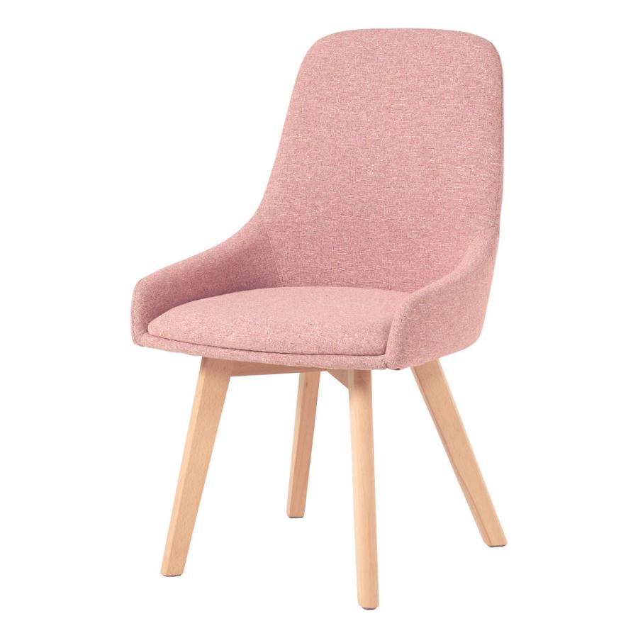 HAGiHARA（萩原） ダイニングチェア 同色2脚セット 座面高44cm 無地