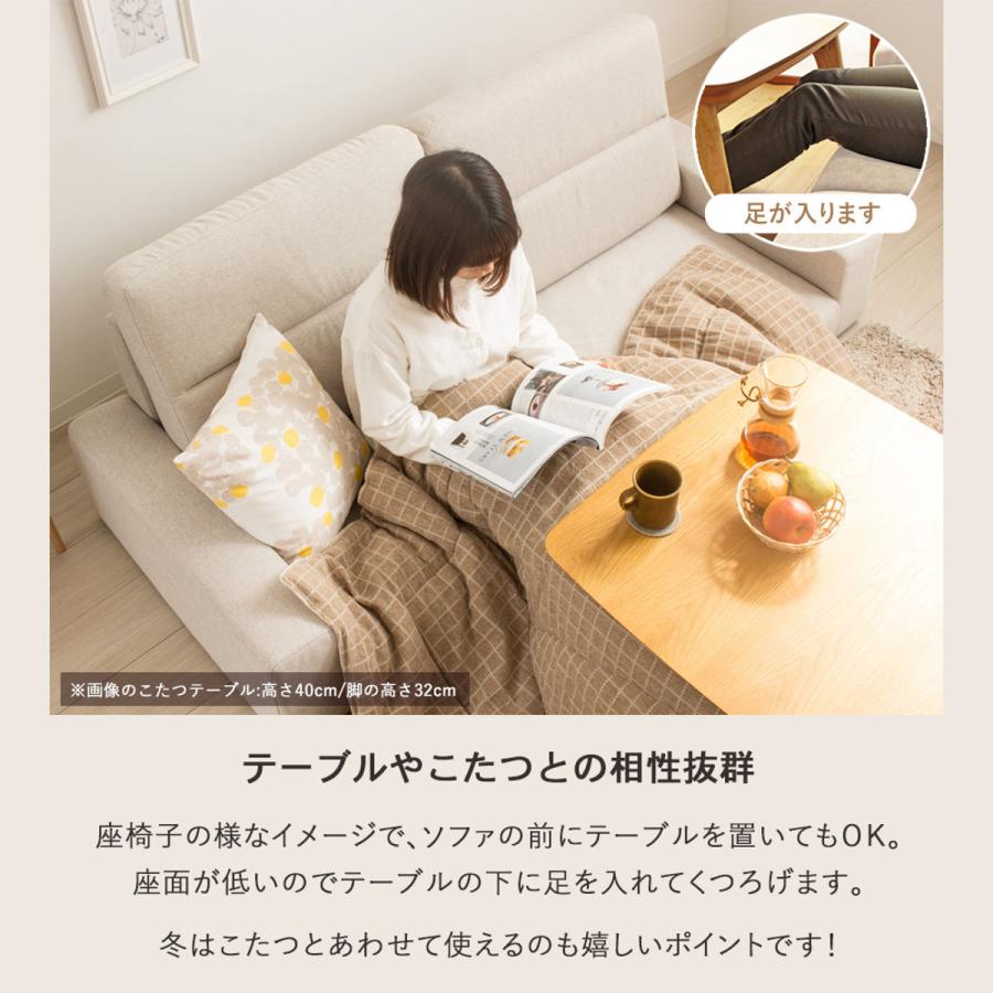 ローソファ 2人掛け 幅150cm ハイバックタイプ Rola-Hi （ セパレート