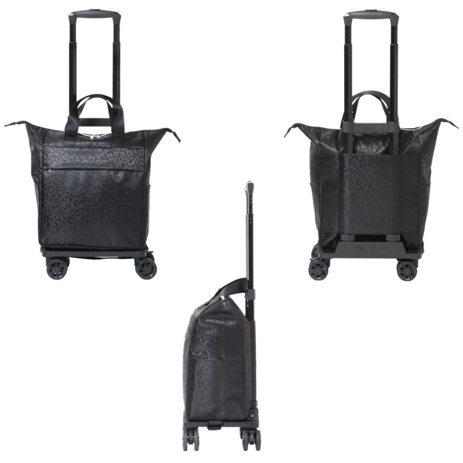 【COCORO】ココロ Leopard 4輪カート R1683 BK 横押しカート cocoro レオパード 4輪カート （ キャリーカート