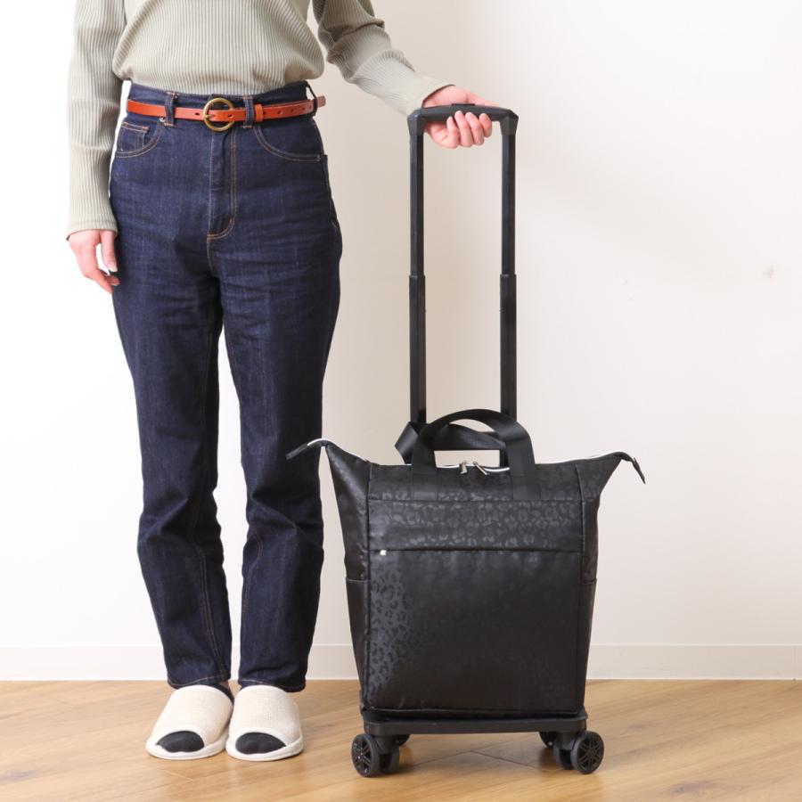 横押しカート cocoro レオパード 4輪カート （ キャリーカート