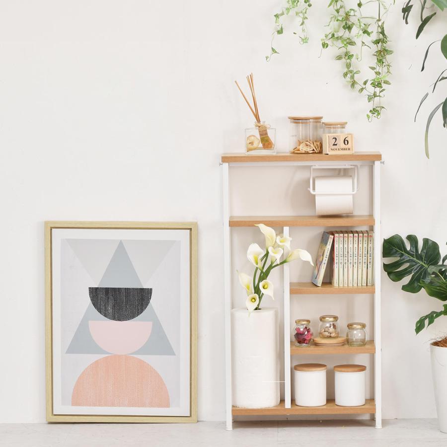 B.Bファニシング トイレラック Nid ペーパーホルダー付き収納ラック 4