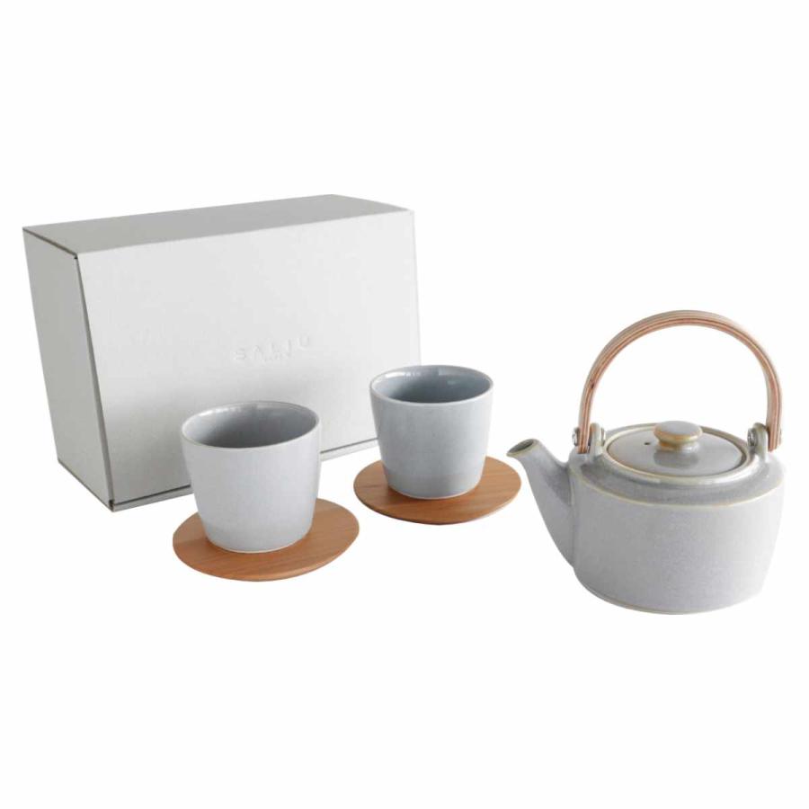 LOLO 土瓶 湯呑み 茶敷付き ギフトセット 420ml SALIU 祥 磁器 LOLO 土瓶 湯呑み 茶敷付き ギフトセット 420ml SALIU 祥 磁器