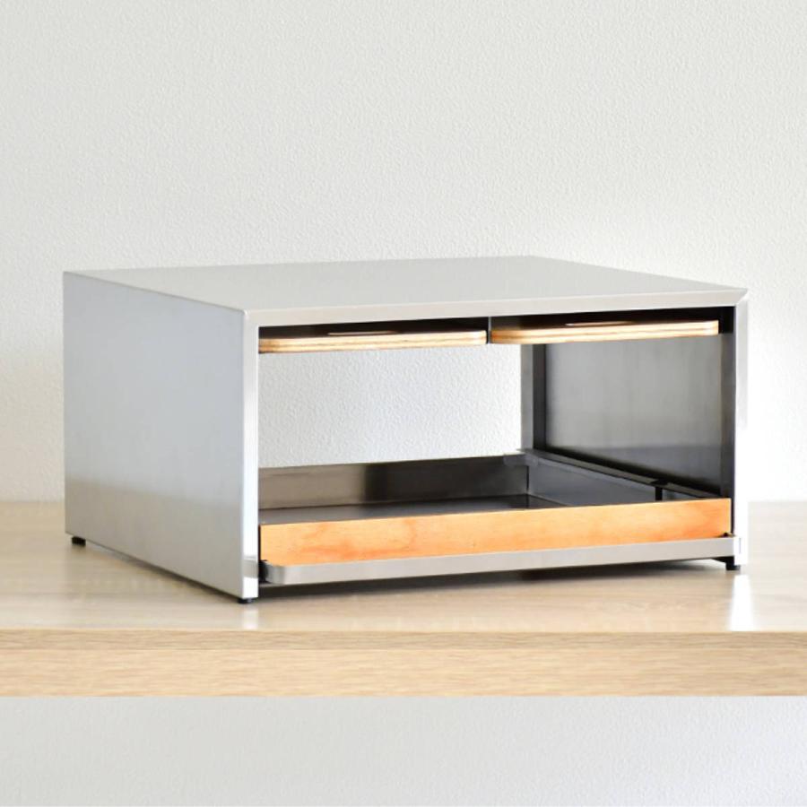 キッチンラック トースターラック 天然木 木目 （ トースター置き