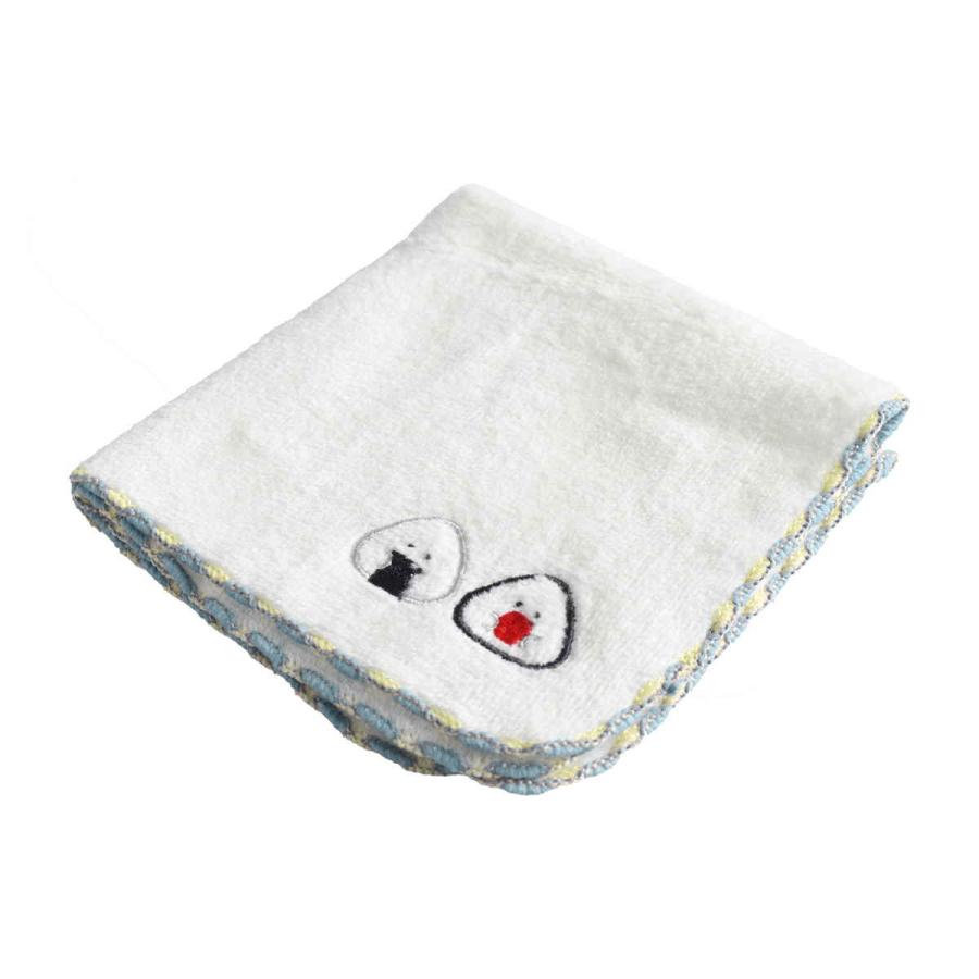 タオル ハンドタオル ぎゅっとおにぎりさん 刺繍 25×25cm タオル ハンドタオル ぎゅっとおにぎりさん 刺繍 25×25cm