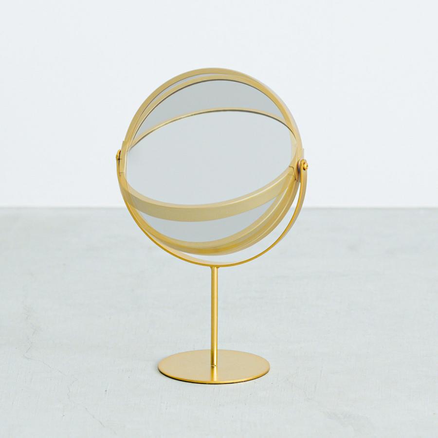 永井興産 卓上スタンドミラー ハイタイプ 片面拡大鏡 3倍率 LINO