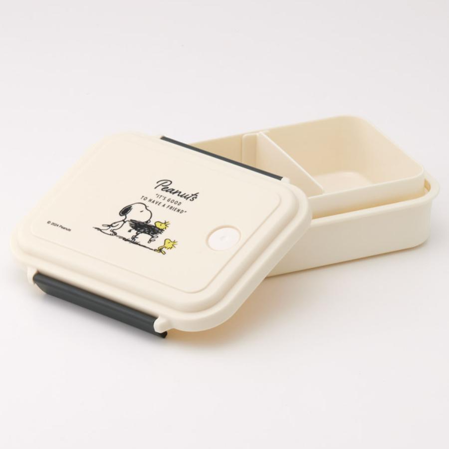 スケーター 弁当箱 500ml 1段 スチーム式ランチBOX スヌーピーバッジ