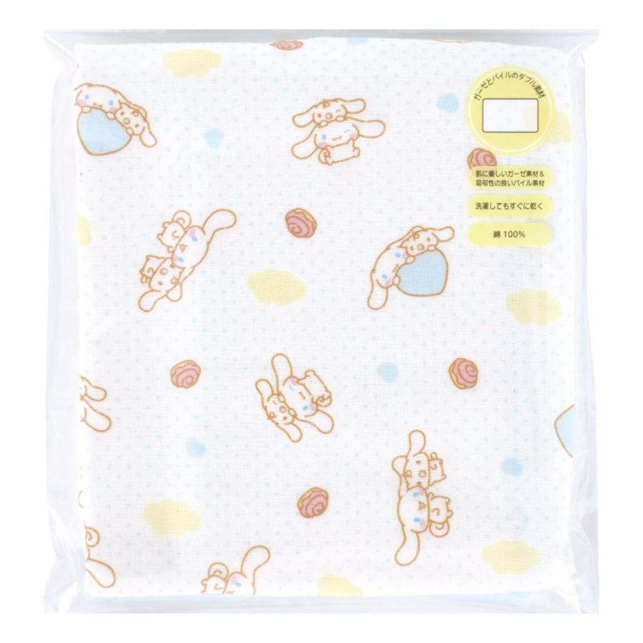 スケーター ベビーバスタオル 綿100％ ガーゼ パイル シナモロール