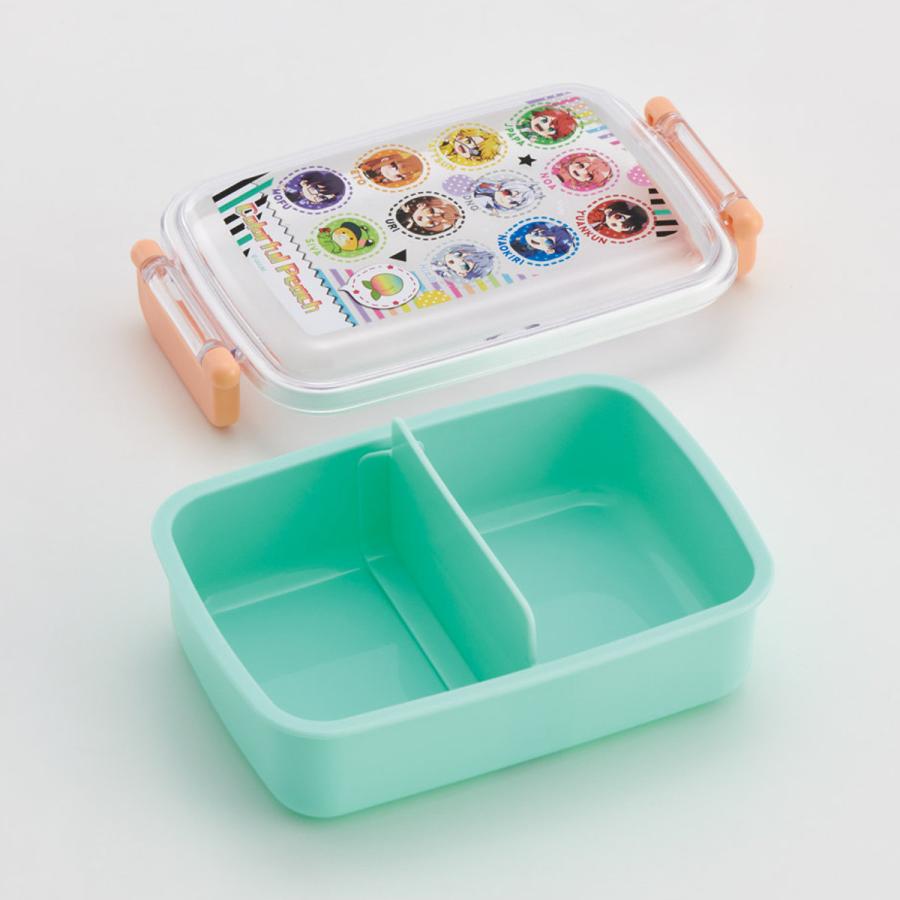 スケーター 弁当箱 450ml 抗菌ふわっとタイトランチ カラフルピーチ25