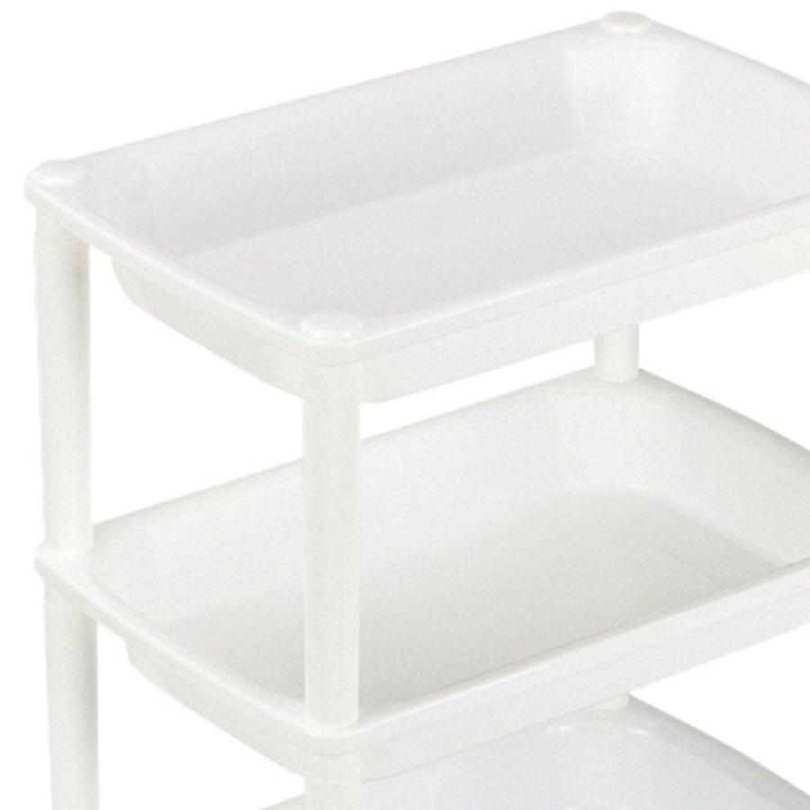 ホワイト スチール製 キッチンラック 3段 12-073-sp1.jpg