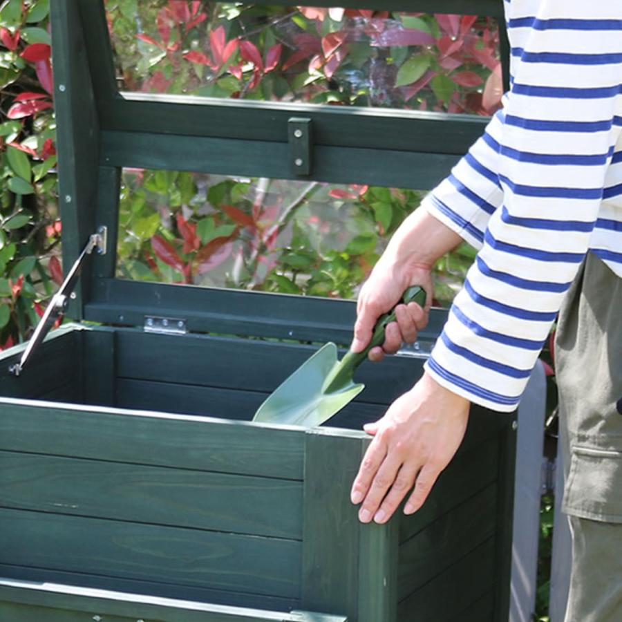 木製窓付コンポスト90L 幅60 堆肥 有機肥料 ごみ箱 ゴミ箱（13301） 楽天市場】コンポスト 木製窓付コンポスト 90L OWN オウン （ ゴミ箱