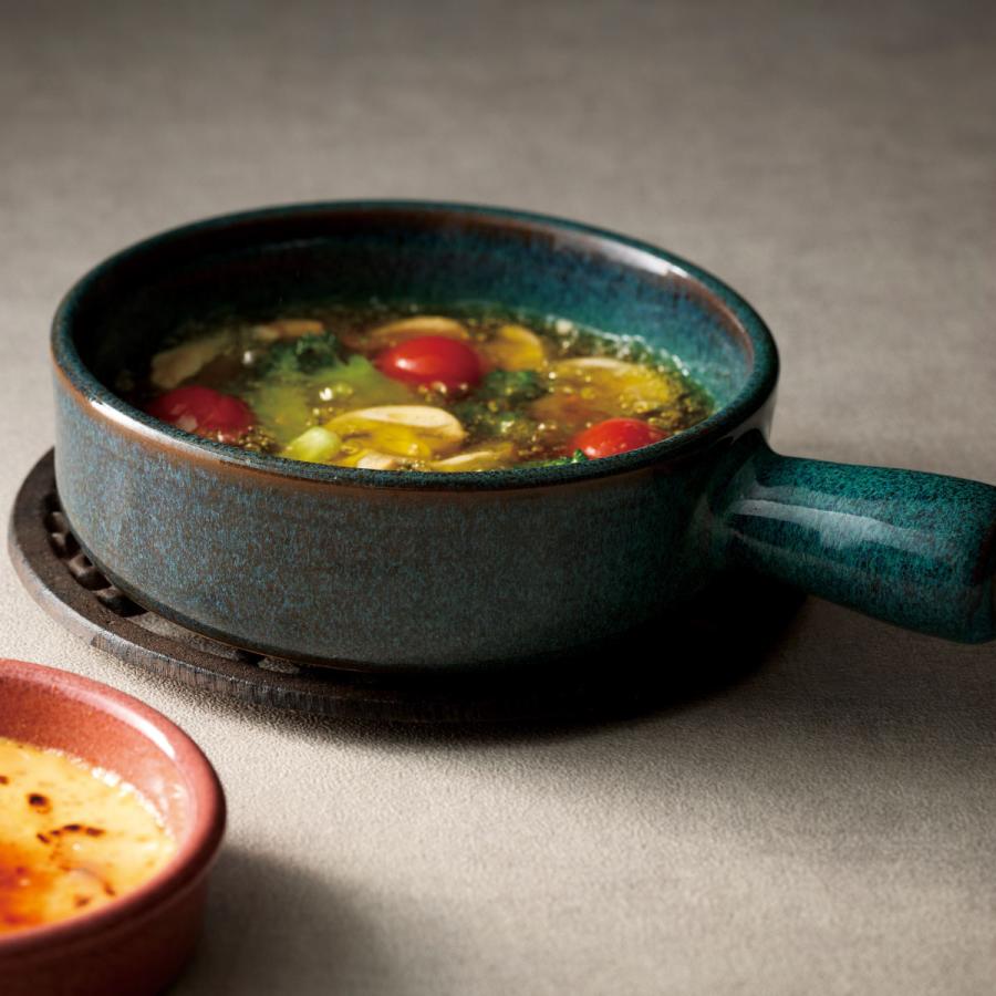 キャセロール M.STYLE エルモ 片手キャセロール 15.6cm （ 陶器 690ml