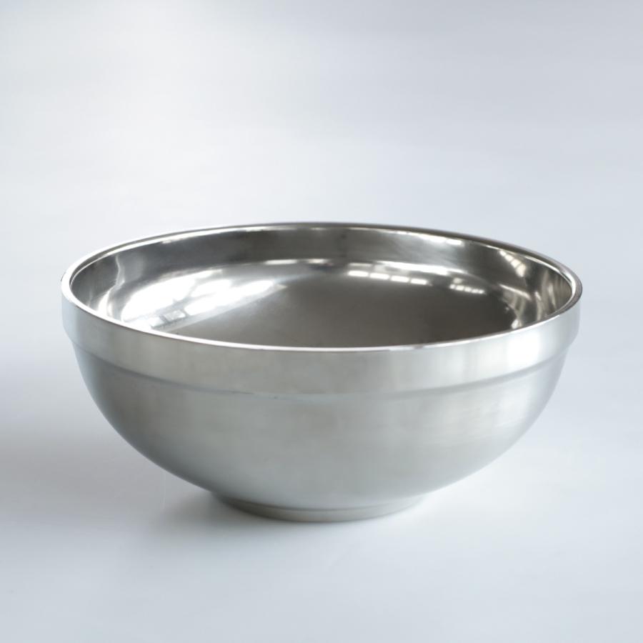 どんぶり ステンレス 深型食器 17.8cm （ 二重構造 保冷 保温 丼 丼物