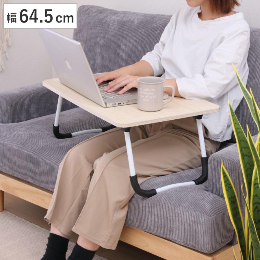 不二貿易（Fuji Boeki） ミニテーブル 折りたたみ 幅64.5cm 高さ26.5cm