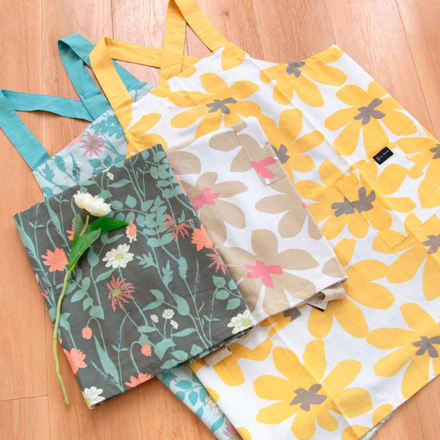 オカ エプロン ラ・エミーズ クッカ ボタニカル 井上絵美 （ LA AMYS